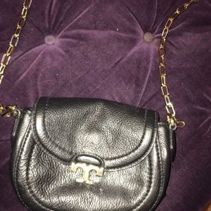 Tory Burch leather Crossbody w chain